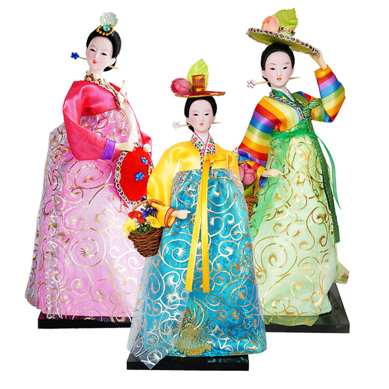 Korean Lifestyle Items - 30 ซม.ตุ๊กตาแห่งชาติเกาหลีงานฝีมือสร้างสรรค์เดสก์ท็อปตกแต่งของขวัญวันเกิดสําหรับสาวเพื่อนตกแต่งร้านอาหาร