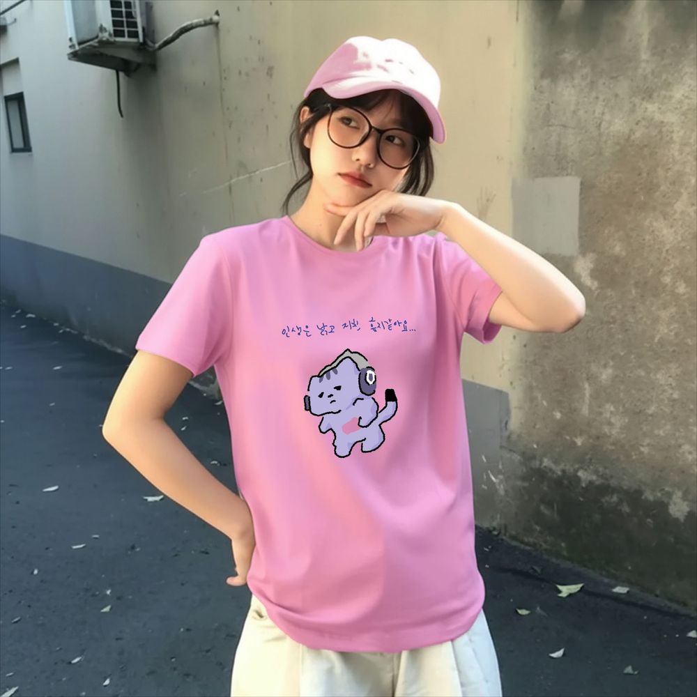เสื้อยืดพิมพ์ลายข้อความน่ารัก  - Korean Lifestyle & Kids Boutique Photos บทวิจารณ์และราคา