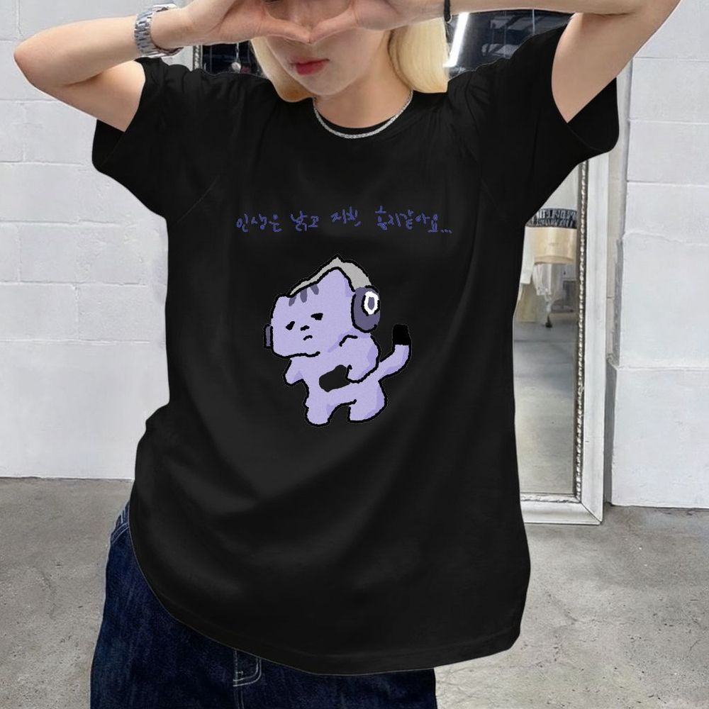 เสื้อยืดพิมพ์ลายข้อความน่ารัก  - Korean Lifestyle & Kids Boutique Photos บทวิจารณ์และราคา