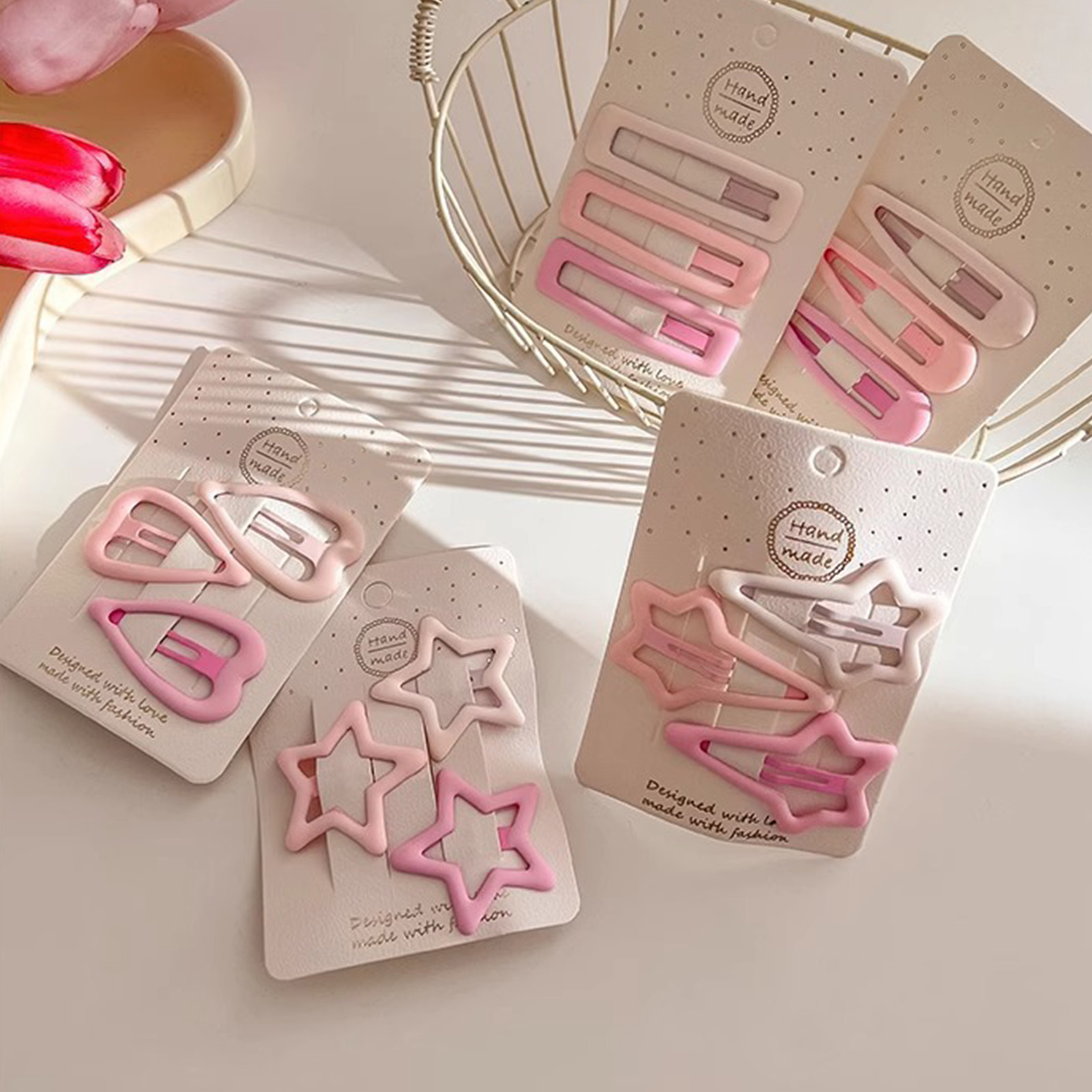 เข็มกลัดติดผมสไตล์หวาน 3 ชิ้น  - Korean Lifestyle & Kids Boutique Photos บทวิจารณ์และราคา